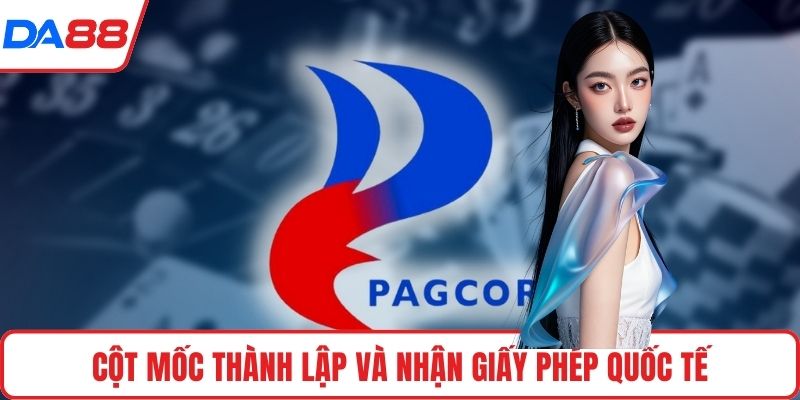 Cột mốc thành lập và nhận giấy phép quốc tế